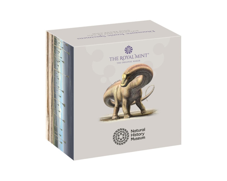 Dinosaurs: Iconic Specimens - Diplodocus 1/4oz Proof